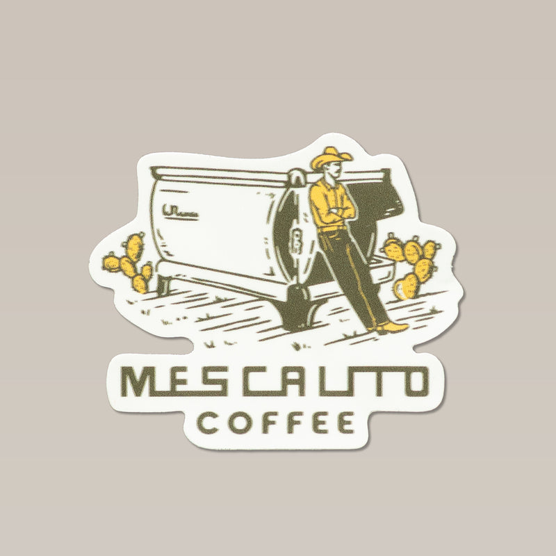 Coffee Cowboy "Posted Up" Sticker