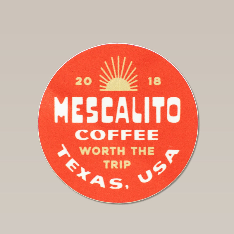Mescalito The Brand Sticker (Orange)