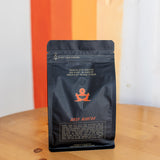 Chelchele coffee bag back label — Mescalito Coffee