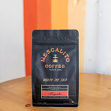 Magnolia coffee bag front — cinnamon, chocolate, cherry, floral notes