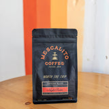 Night Rider espresso bag front — stone fruit, milk chocolate, caramel